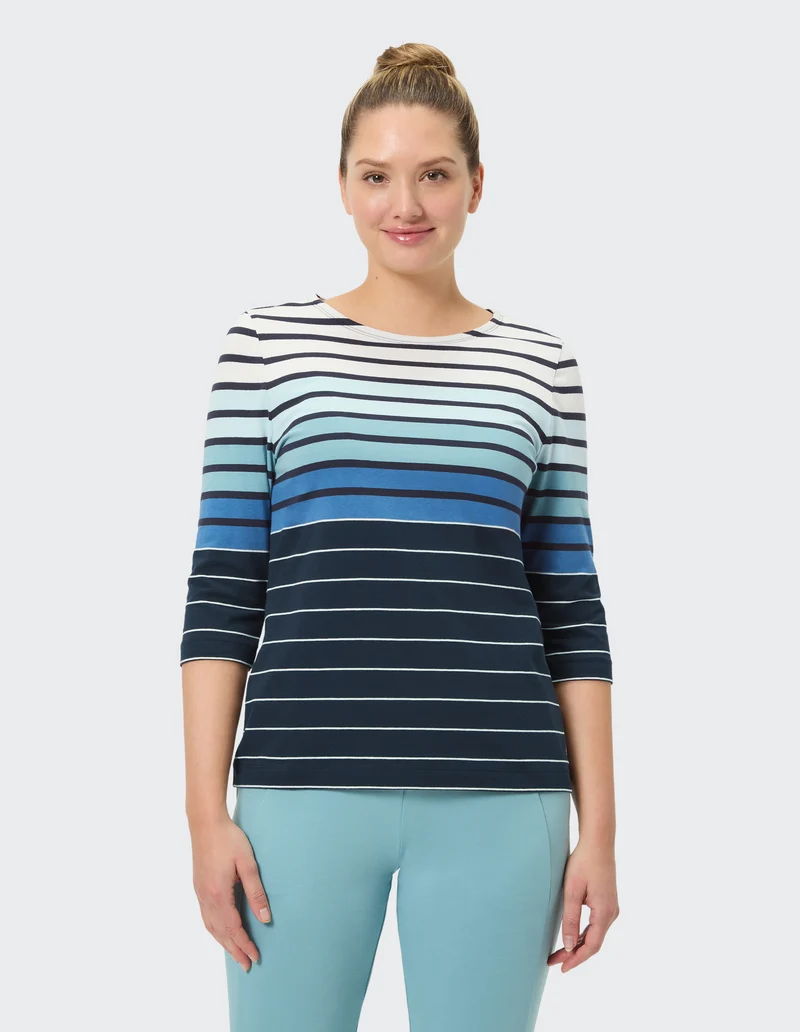 JOY KALINA 3/4-Arm-Shirt Damen Bio-Baumwolle