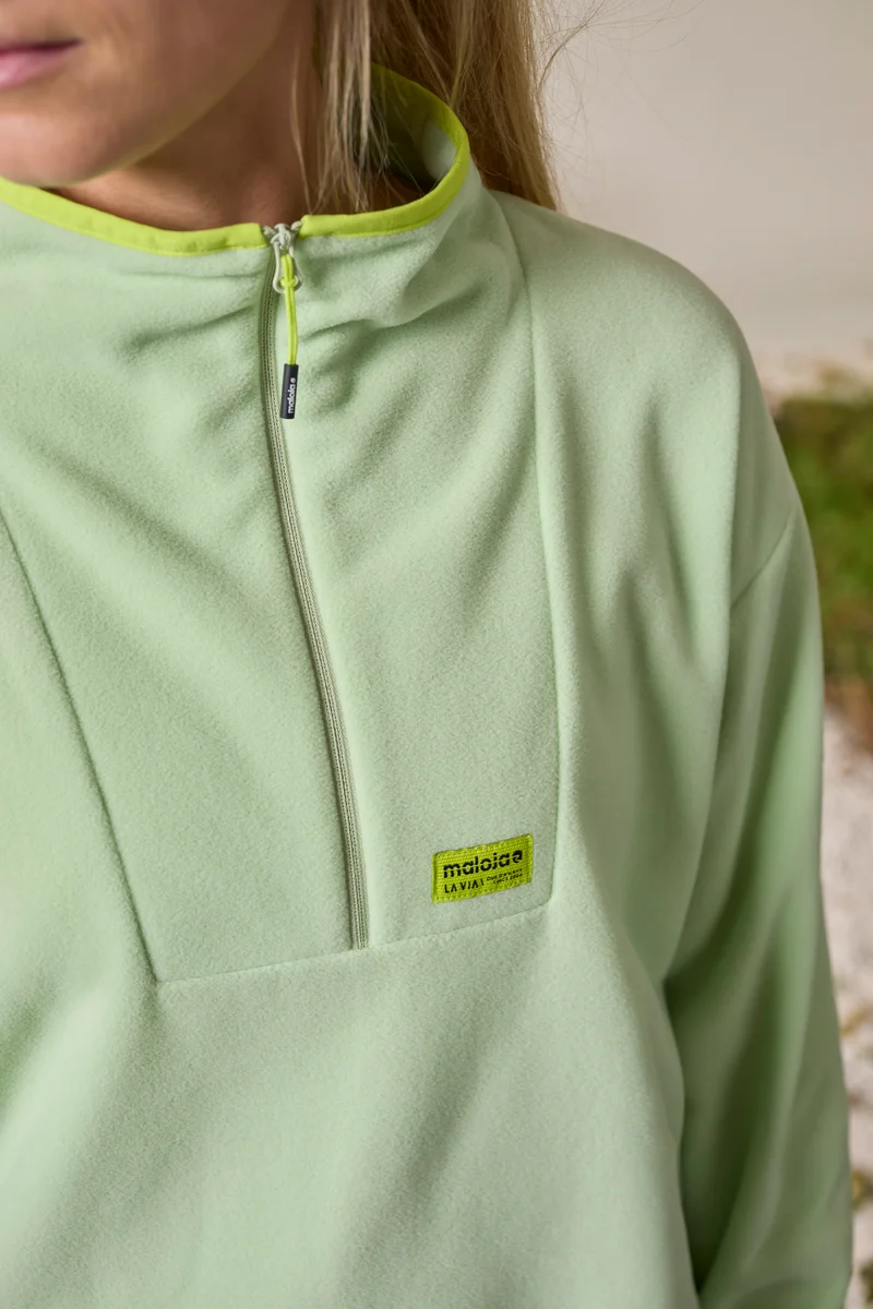 MALOJA MeltinaM Fleece-Pullover mit hohem Kragen