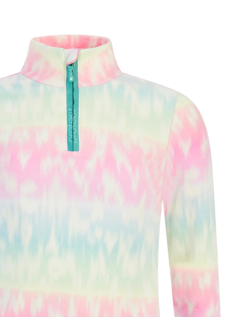 PROTEST PRTRefuzzy 1/4 Zip Active Top in PVRE Grün