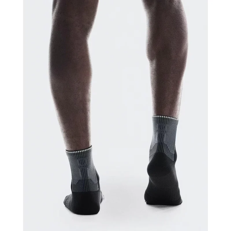 ON Performance Run Sock Mid Black / Eclipse