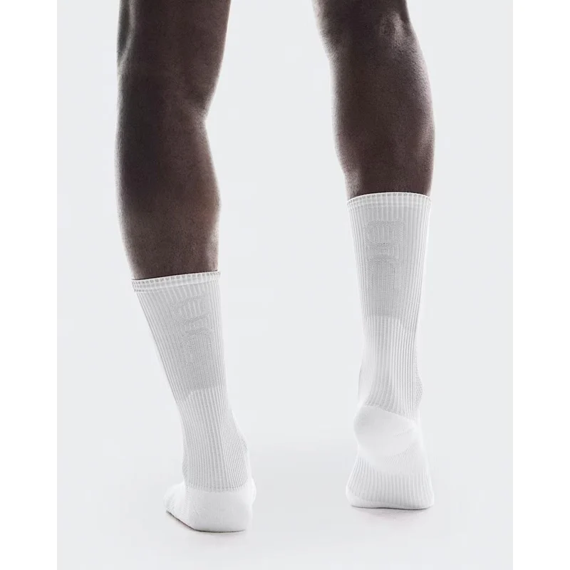 ON Performance Run Sock High White / Glacier