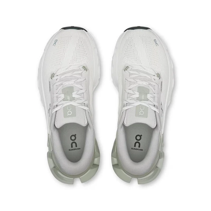 ON Damen Joggingschuhe Cloudflyer 5 Ivory/ Tin
