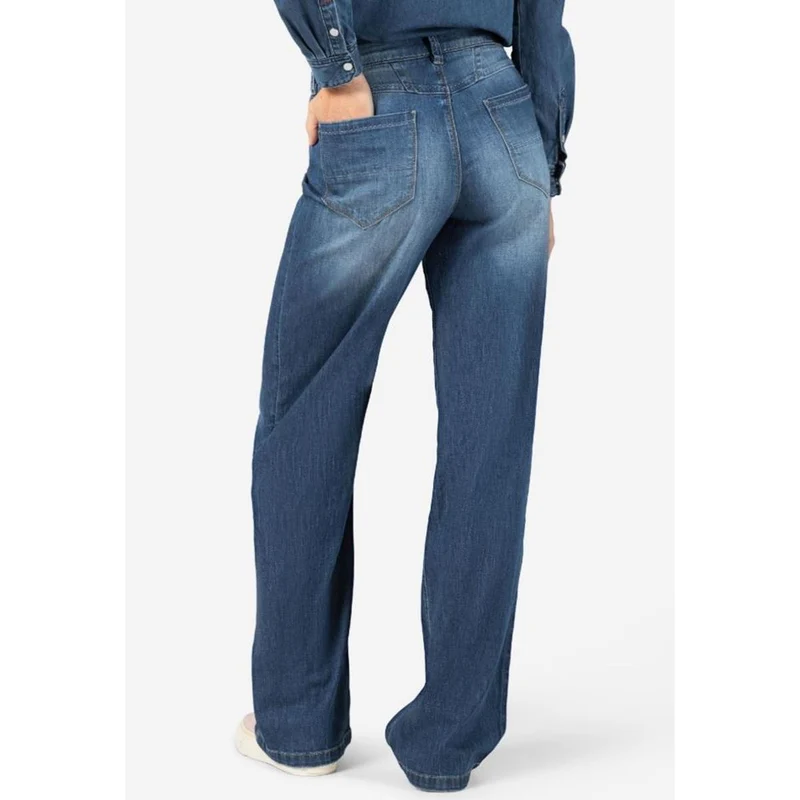 Timezone Comfort Cora Womenshape L30 blue rinse Damen Jeans