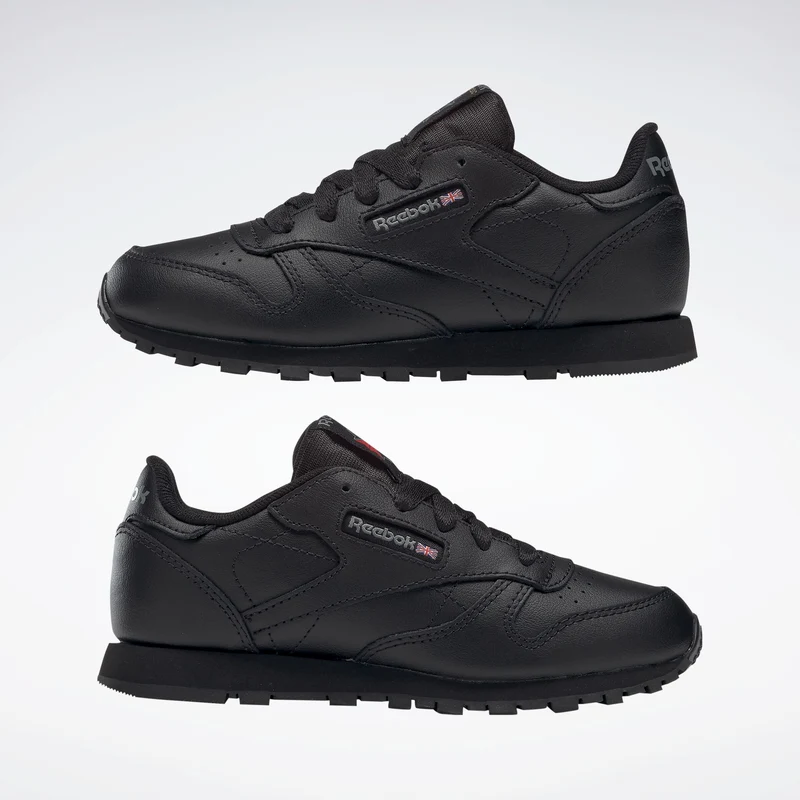 Classic Leather Kids Trainers