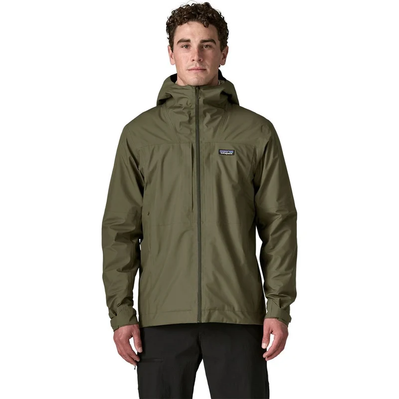 Patagonia Insulated Boulder Fork Regenjacke Herren basin-green