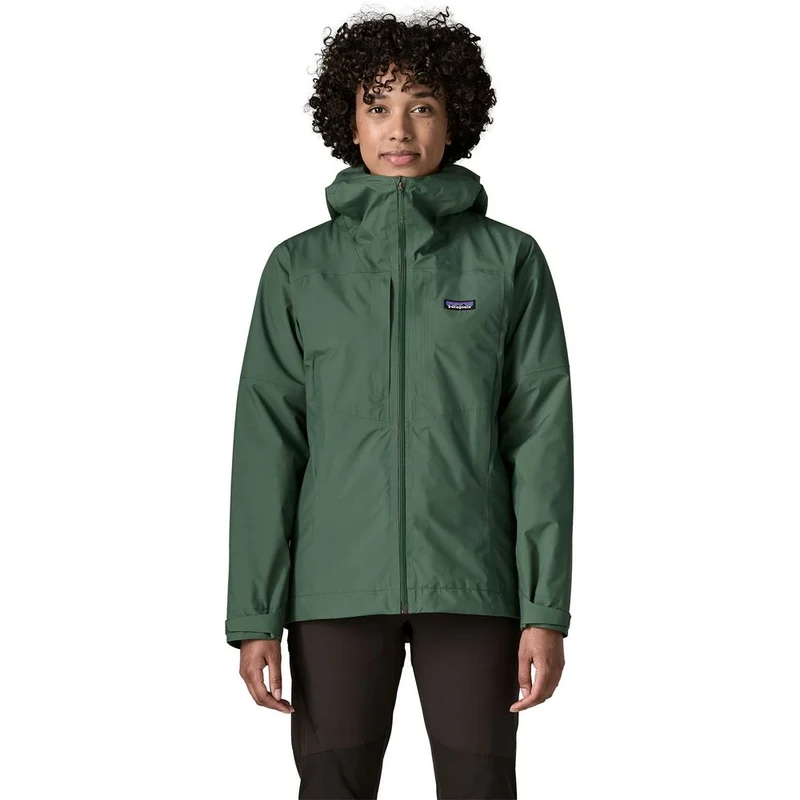 Patagonia Insulated Boulder Fork Regenjacke Damen canopy-green