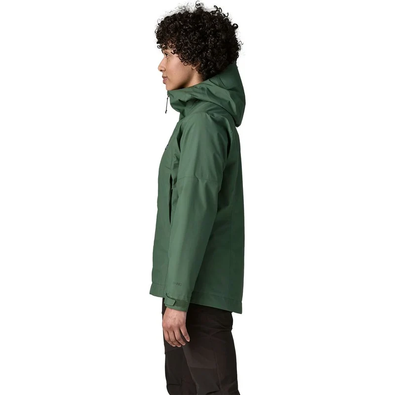Patagonia Insulated Boulder Fork Regenjacke Damen canopy-green