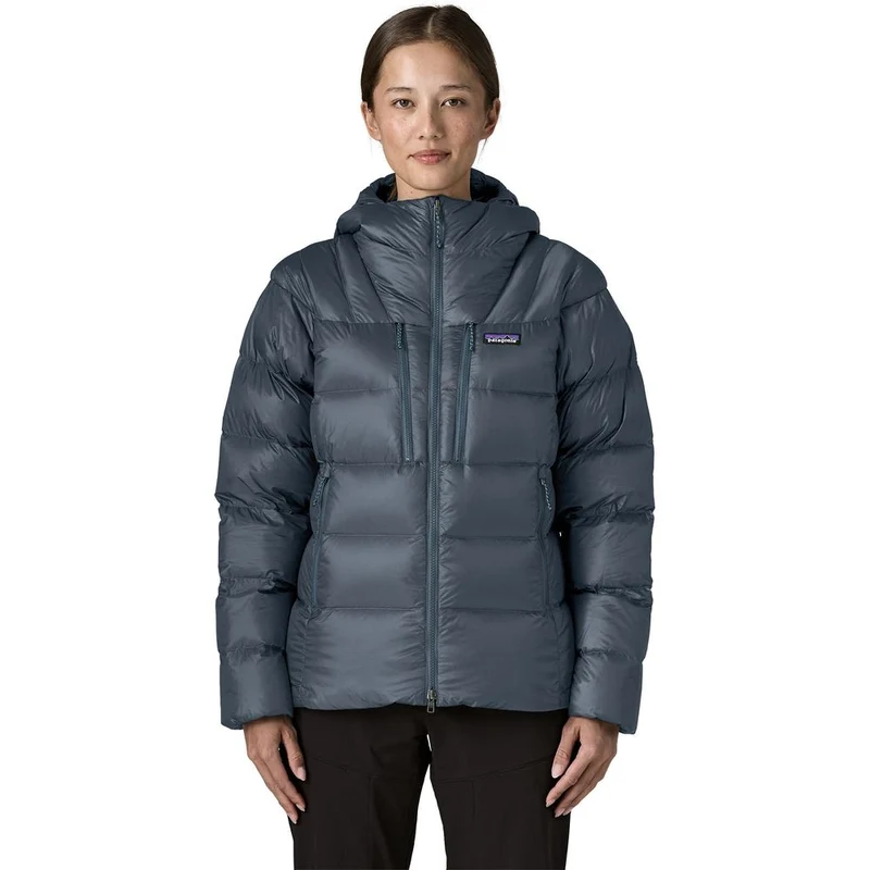 Patagonia Fitz Roy Down Hoody Daunenjacke Damen summit-blue