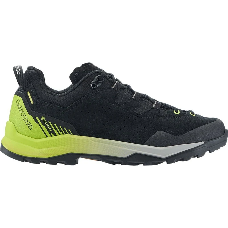 Lowa Explorer GTX LO Wanderschuh schwarz/limone