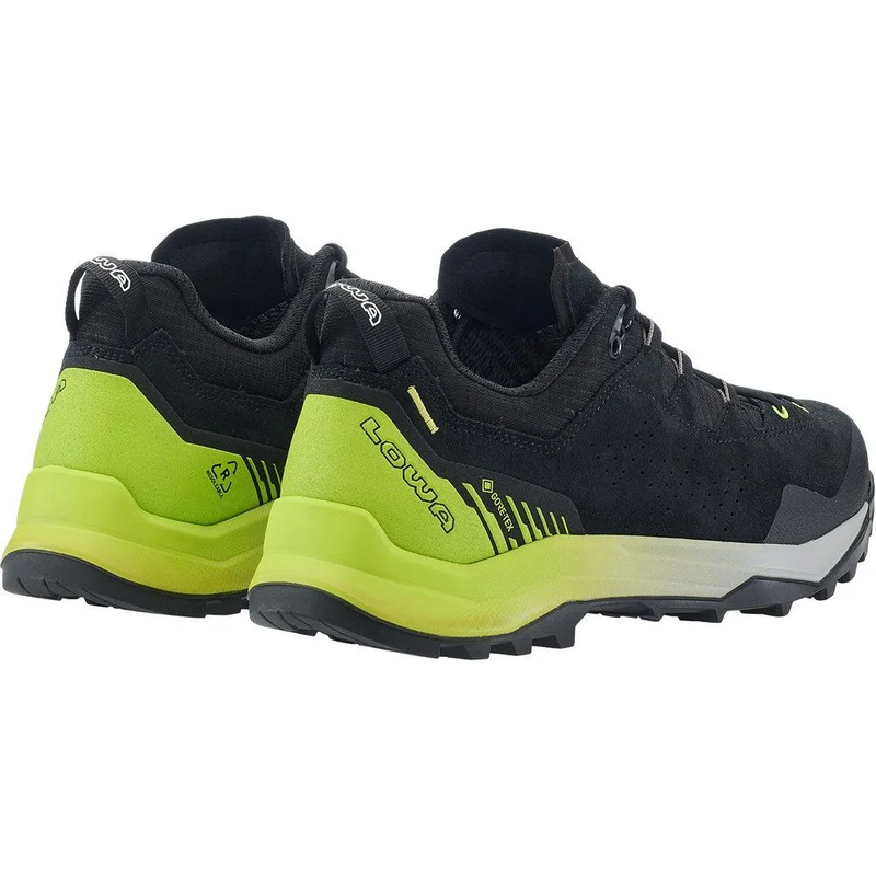 Lowa Explorer GTX LO Wanderschuh schwarz/limone