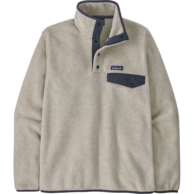 Patagonia Lightweight Synchilla® Snap-T® Fleecepullover Herren oatmeal-heather / smolder
