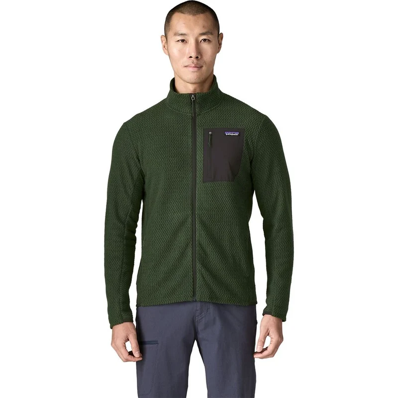 Patagonia R1 Air Fleecejacke Herren treeline-green