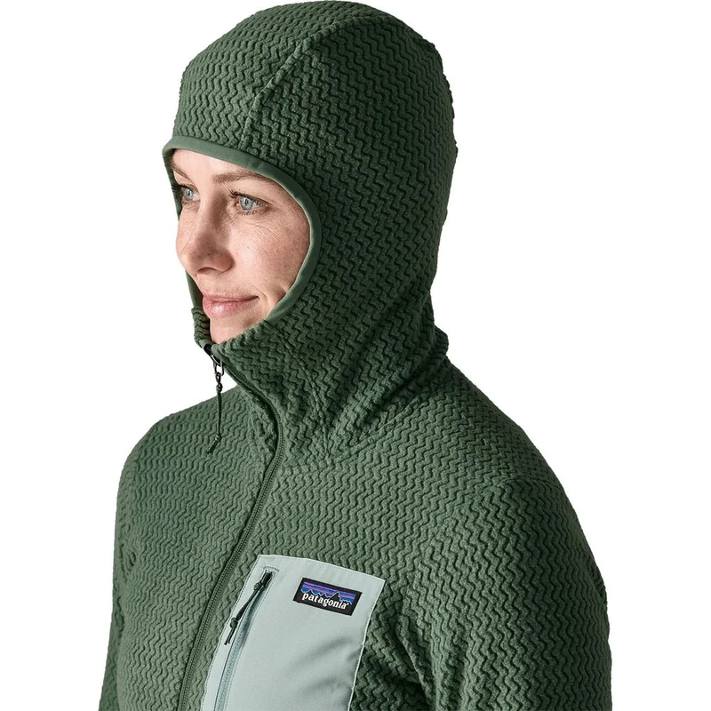 Patagonia R1 Air Full-Zip Fleecejacke Damen canopy-green