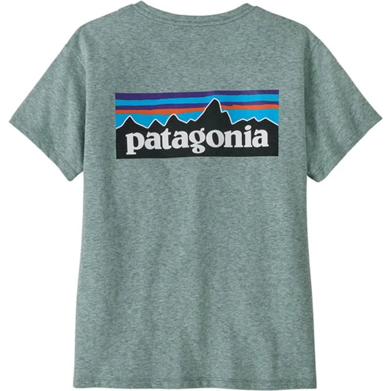 Patagonia P-6 Logo Responsibili-Tee T-Shirt Damen blue-sage
