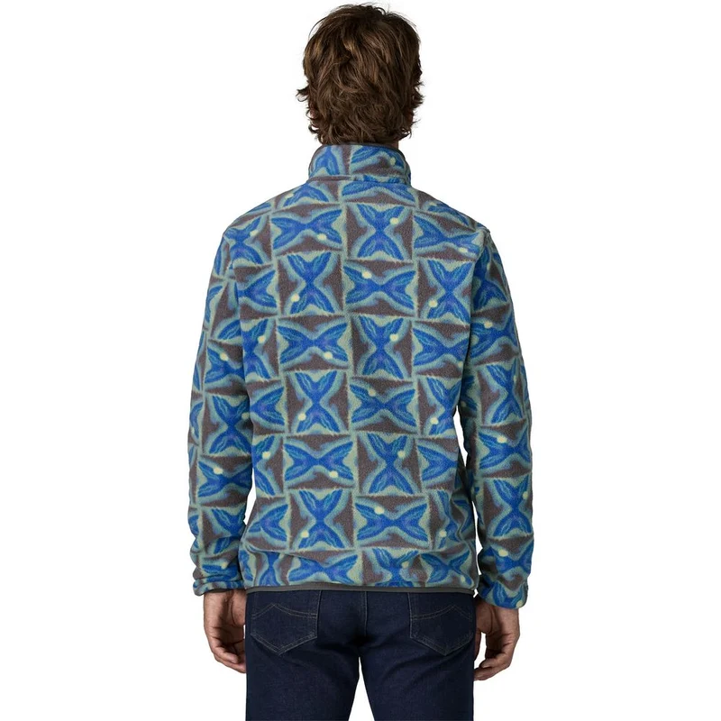 Patagonia Lightweight Synchilla® Snap-T® Fleecepullover Herren deep-freeze / forge-grey