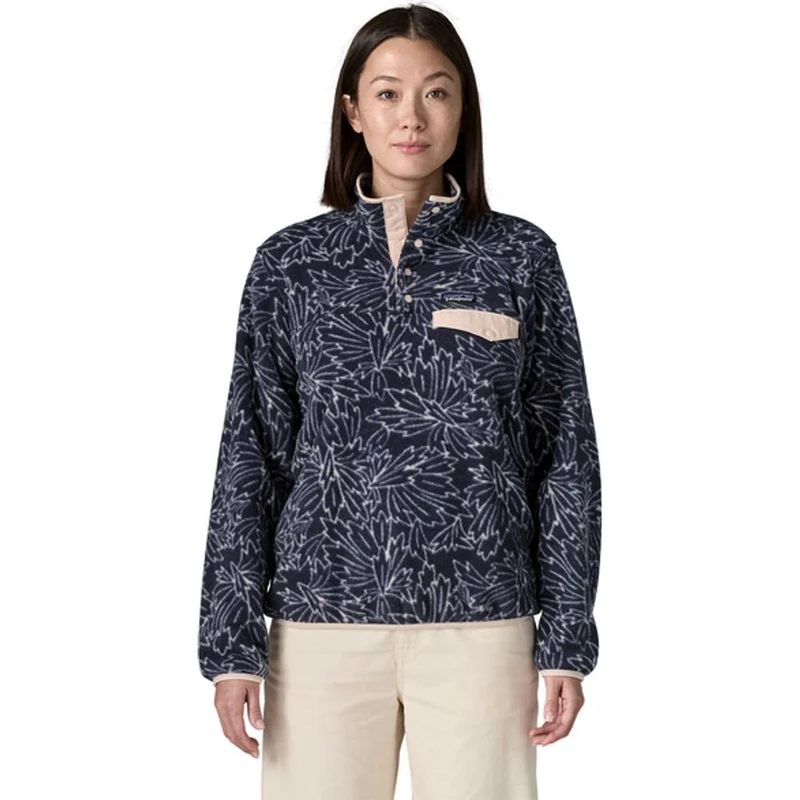 Patagonia Synch Snap-T Fleecepullover Damen saxifrage / sunken-blue