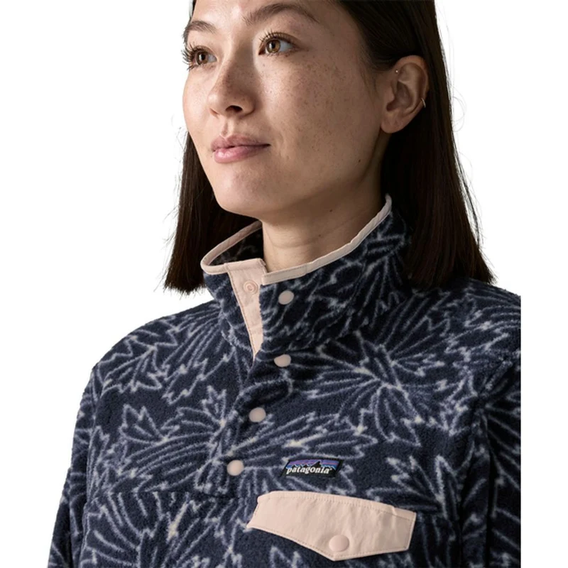Patagonia Synch Snap-T Fleecepullover Damen saxifrage / sunken-blue