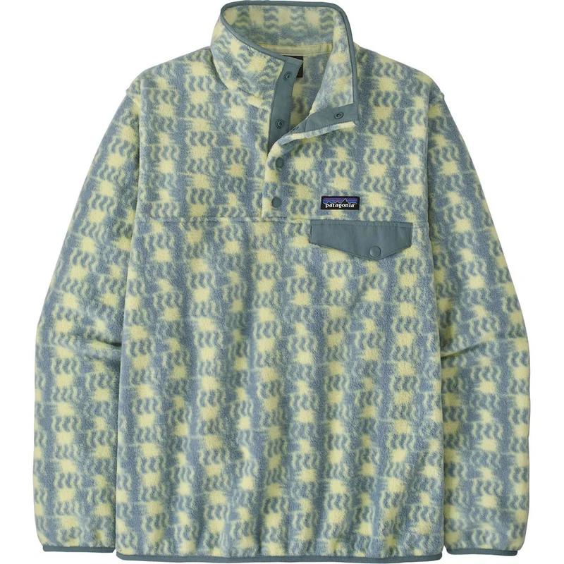 Patagonia Synch Snap-T Fleecepullover Damen sun-quilt / blue-sage