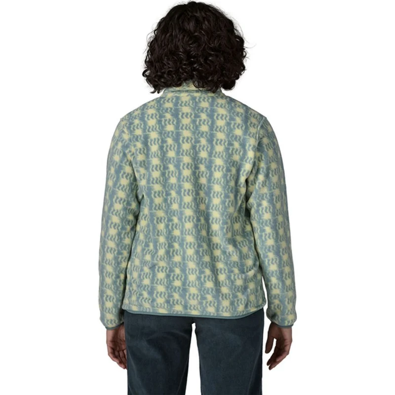 Patagonia Synch Snap-T Fleecepullover Damen sun-quilt / blue-sage