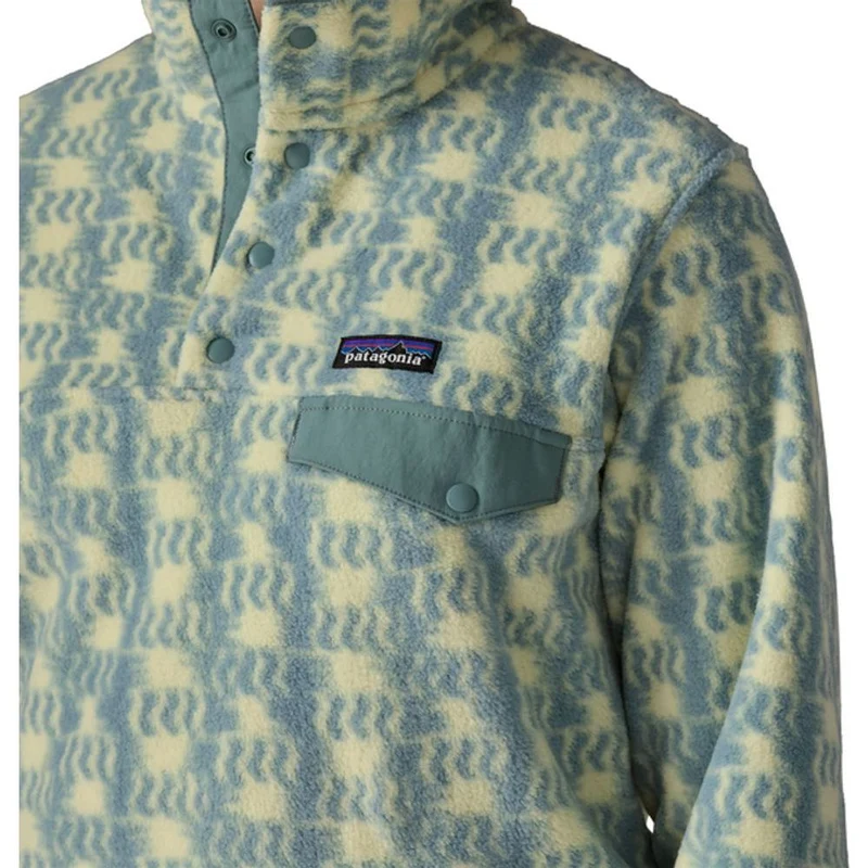 Patagonia Synch Snap-T Fleecepullover Damen sun-quilt / blue-sage