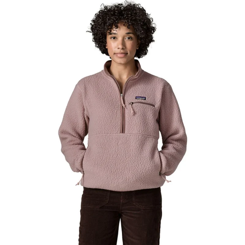 Patagonia Retro Pile Marsupial Half-Zip Fleecepullover Damen stingray-mauve