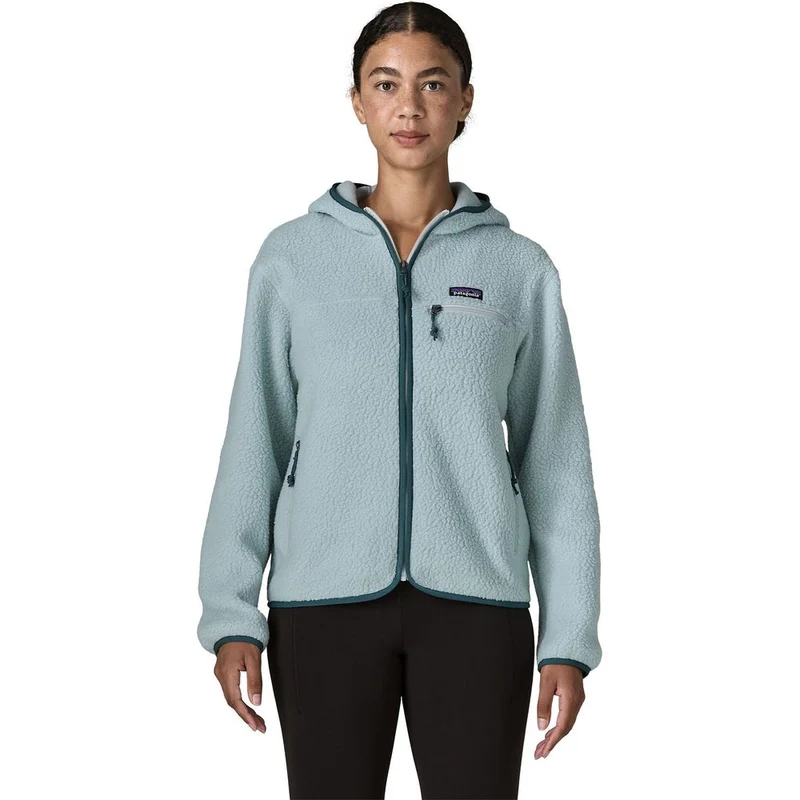 Patagonia Retro Pile Hoody Fleecejacke Damen virtually-blue