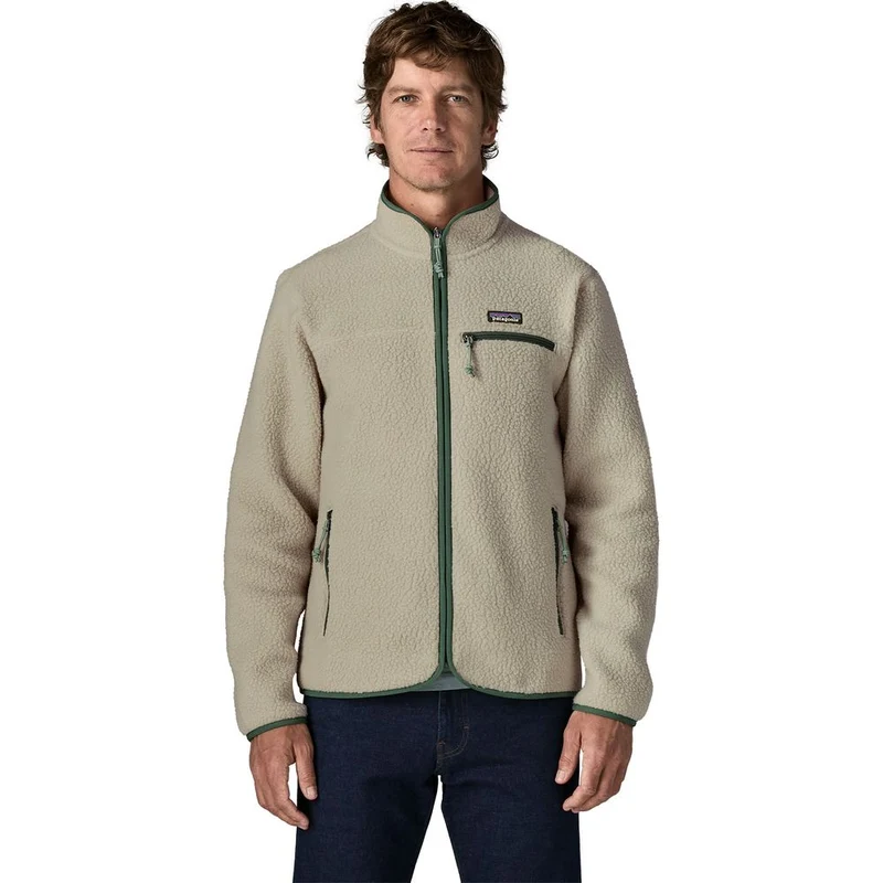 Patagonia Retro Pile Fleecejacke Herren pelican / canopy-green