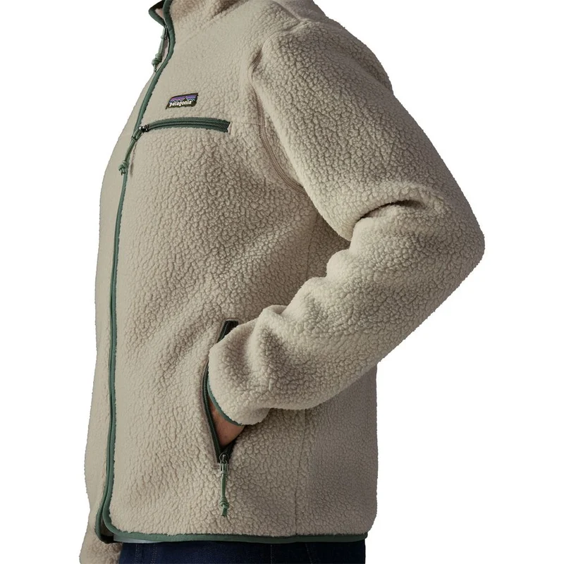 Patagonia Retro Pile Fleecejacke Herren pelican / canopy-green