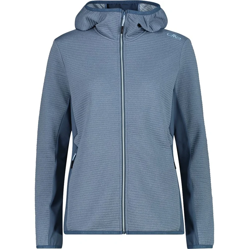 CMP Damen Hybridjacke Fix Hood space-mel