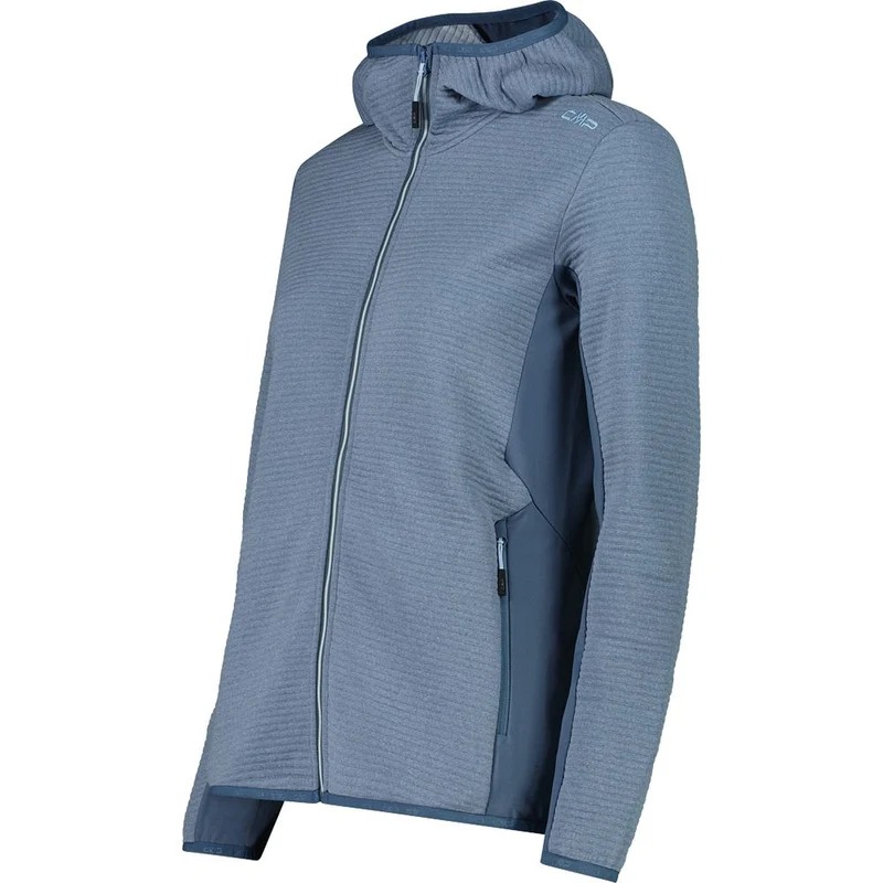 CMP Damen Hybridjacke Fix Hood space-mel