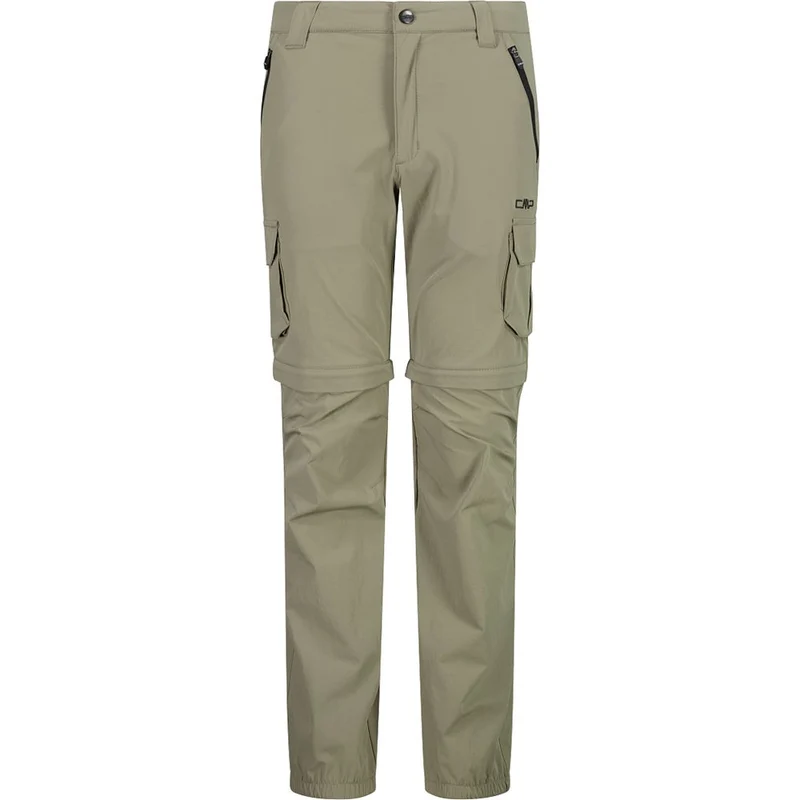 CMP Zip Off Kinder Trekkinghose sage