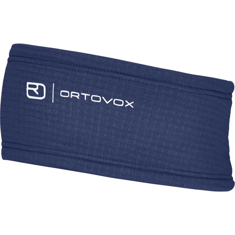 Ortovox Fleece Grid Stirnband blue-nunatak