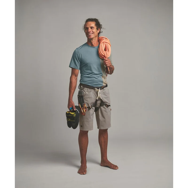 Ortovox Affinity Plus Herren Klettershort blue-nunatak