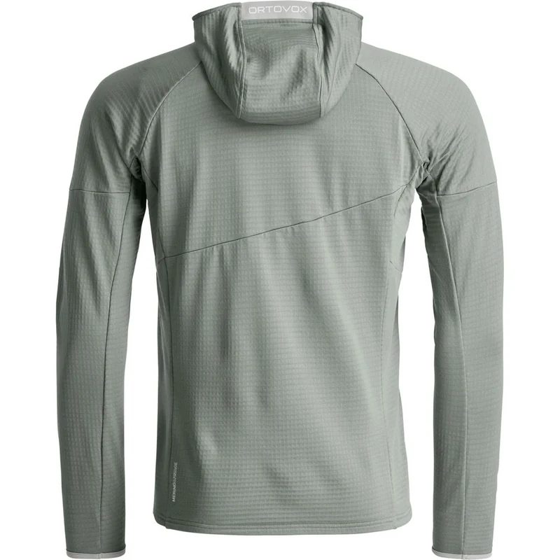 Ortovox Fleece Light Grid Hoody Herren Fleecejacke green-sage