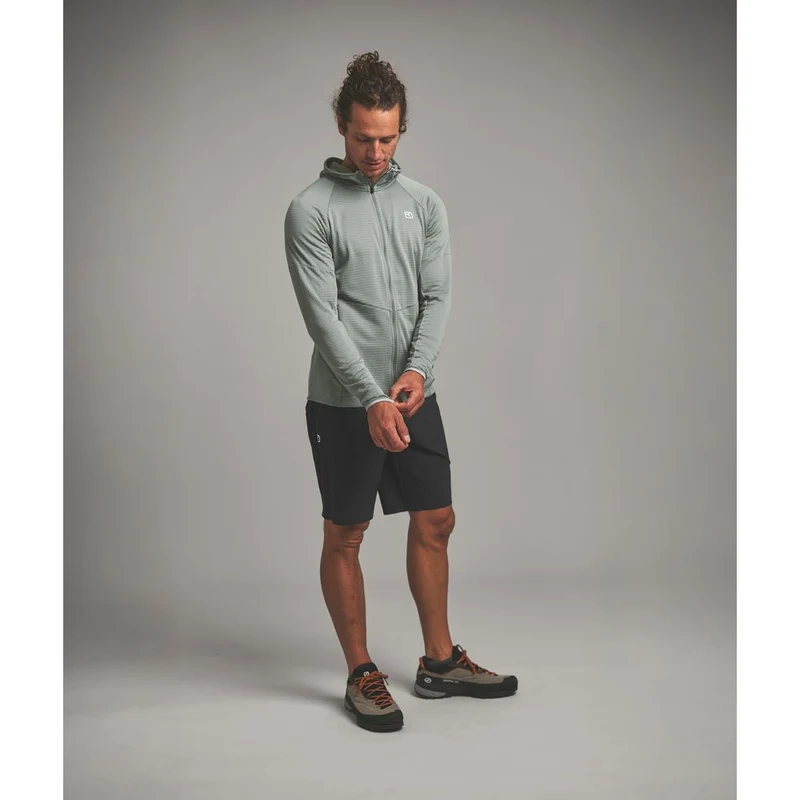 Ortovox Fleece Light Grid Hoody Herren Fleecejacke deep-ocean