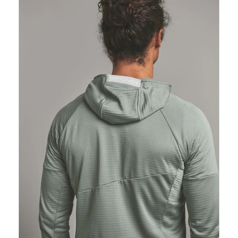Ortovox Fleece Light Grid Hoody Herren Fleecejacke deep-ocean