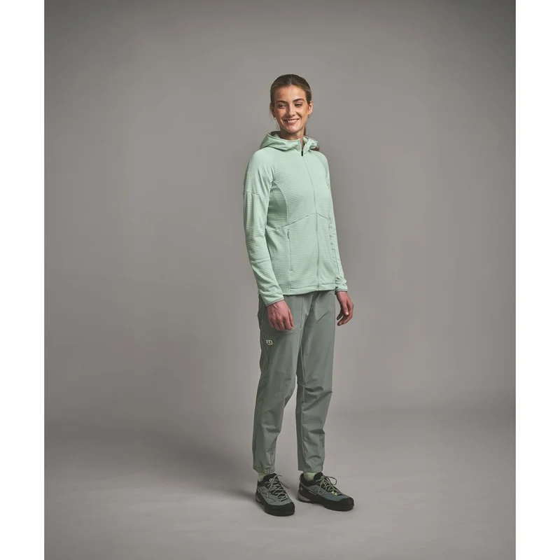 Ortovox Fleece Light Grid Hoody Damen Fleecejacke dawn-rose