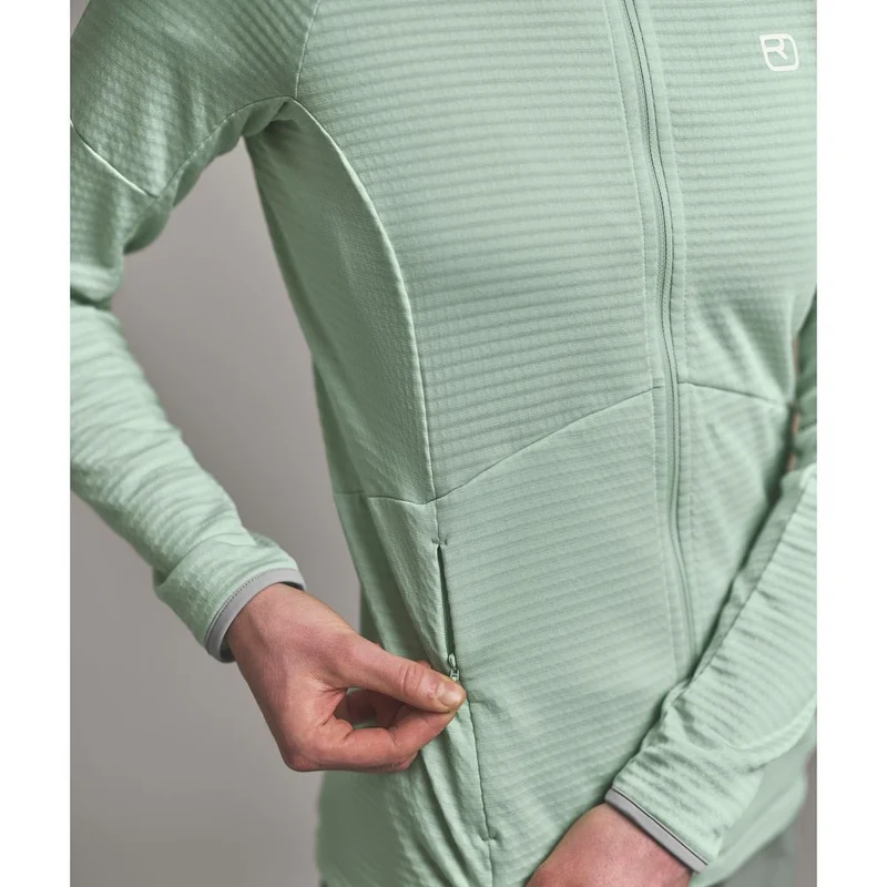 Ortovox Fleece Light Grid Hoody Damen Fleecejacke dawn-rose