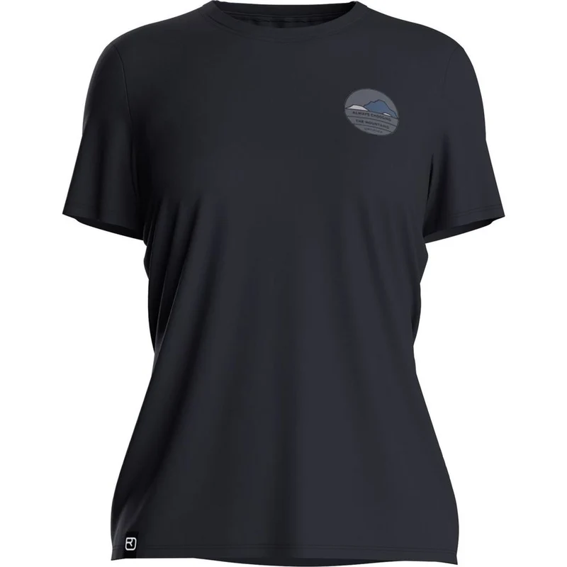 Ortovox 120 Cool Tec Choose Mtn Damen T-Shirt black-raven