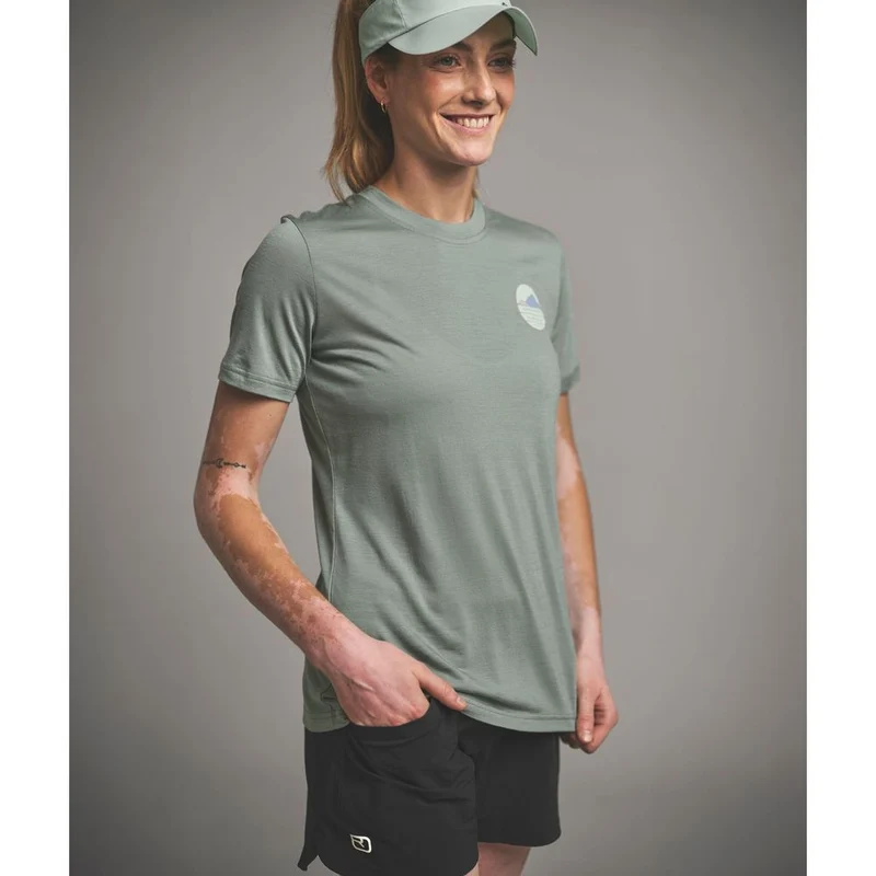 Ortovox 120 Cool Tec Choose Mtn Damen T-Shirt black-raven