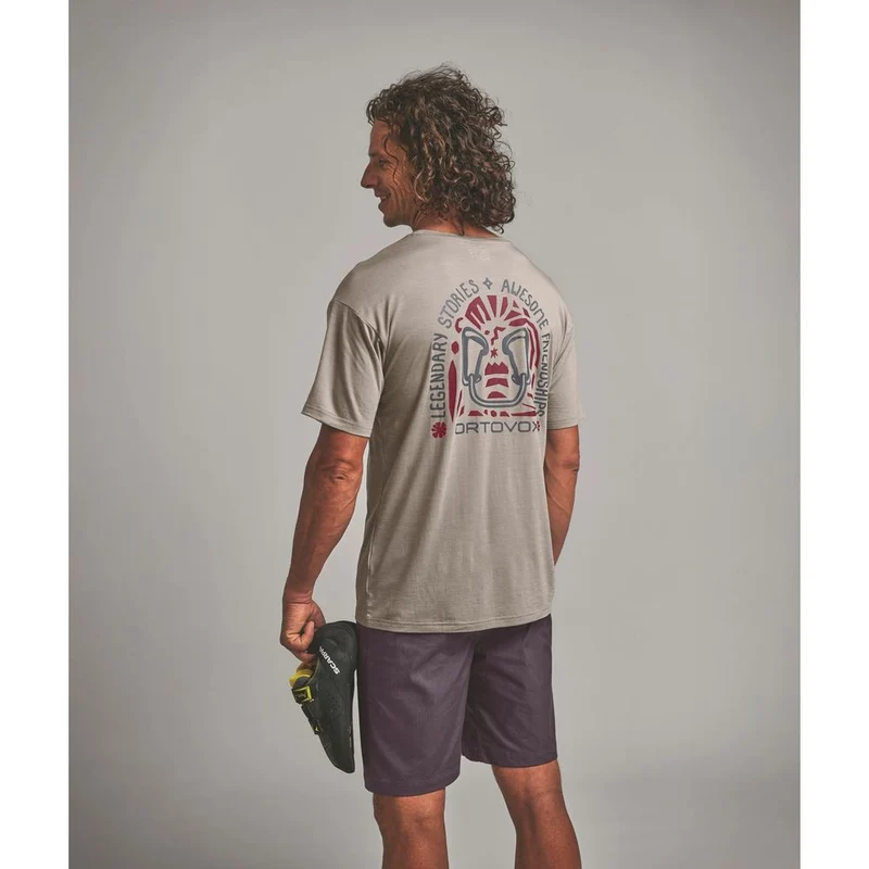 Ortovox 150 Cool Climbing Vibes Herren T-Shirt green-sage