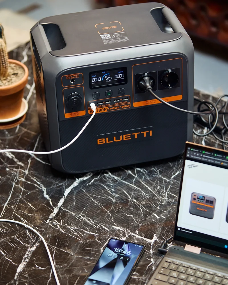 Bluetti AC180P Premium Portable Power Station 1440Wh | Shipped in 1 - 2 work days