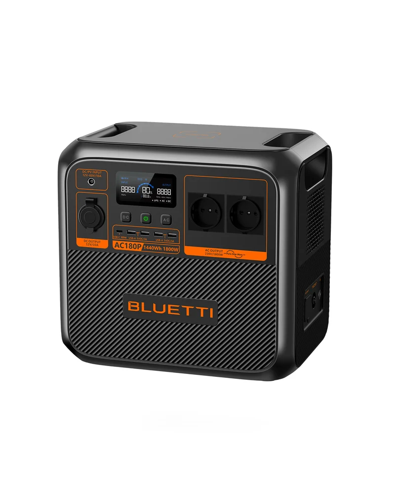 Bluetti AC180P Premium Portable Power Station 1440Wh | Shipped in 1 - 2 work days