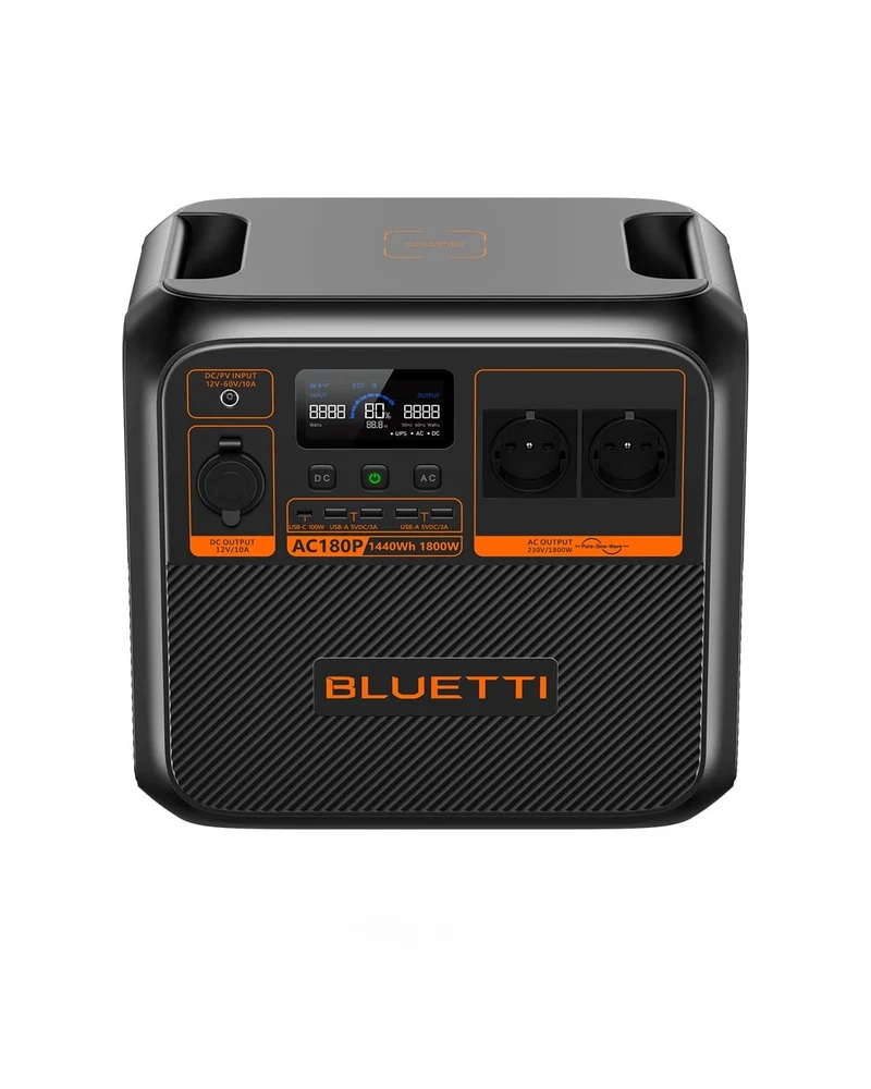 Bluetti AC180P Premium Portable Power Station 1440Wh | Shipped in 1 - 2 work days
