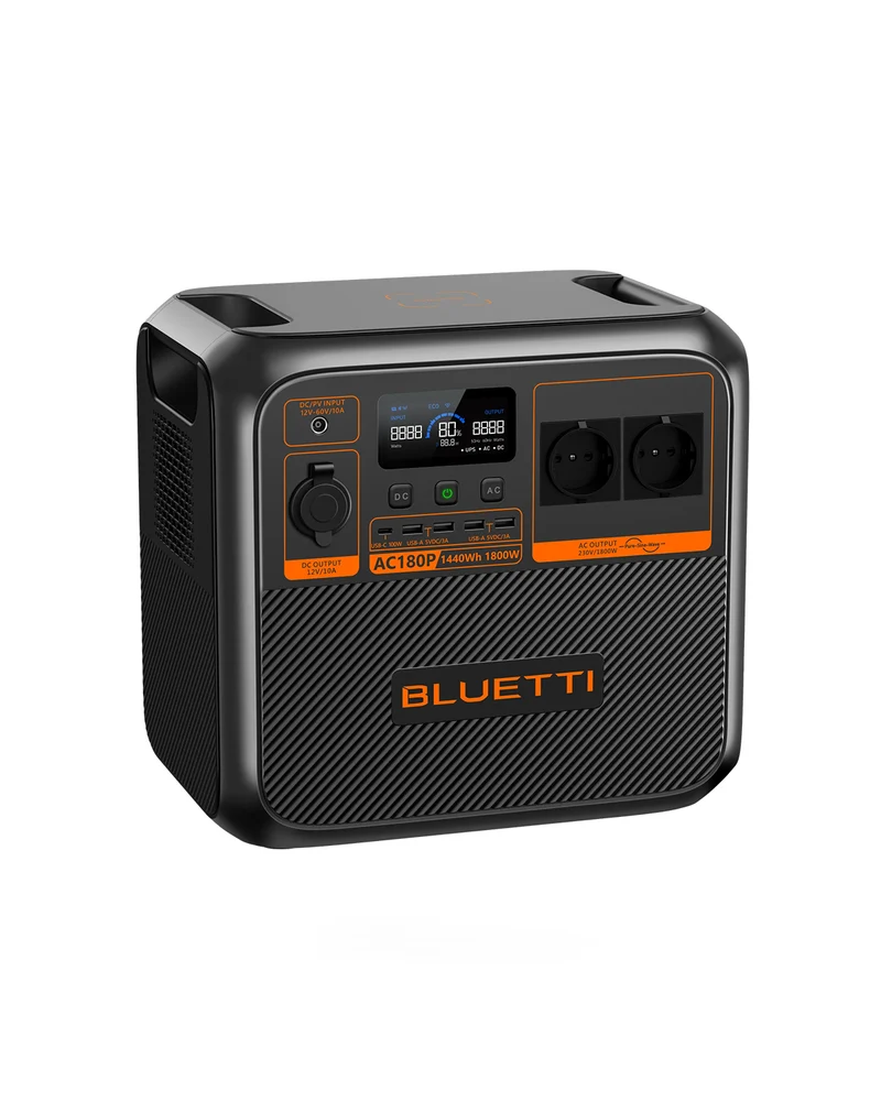 Bluetti AC180P Premium Portable Power Station 1440Wh | Shipped in 1 - 2 work days
