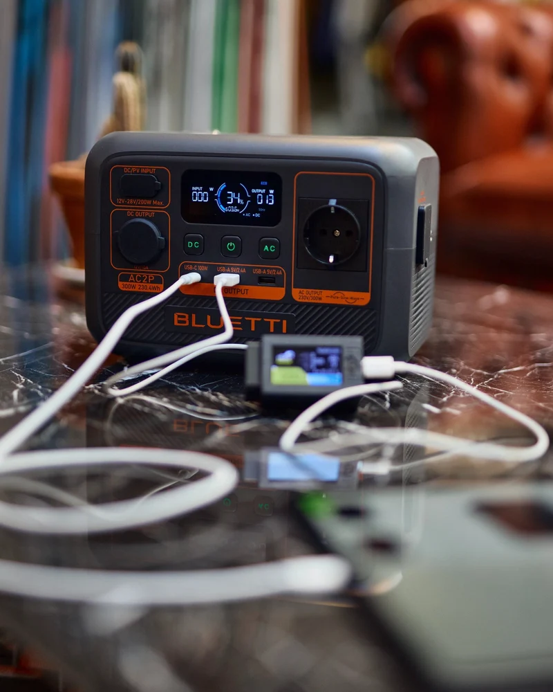 Bluetti AC2P Premium Portable Power Station 230Wh | Shipped in 1 - 2 work days