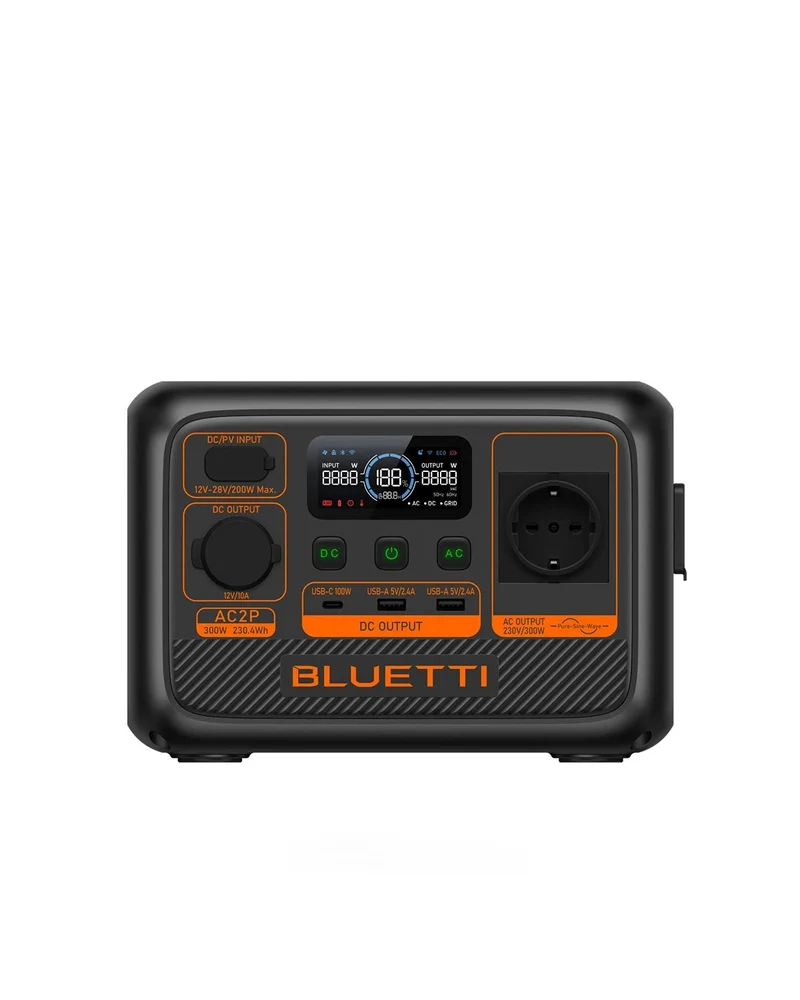 Bluetti AC2P Premium Portable Power Station 230Wh | Shipped in 1 - 2 work days