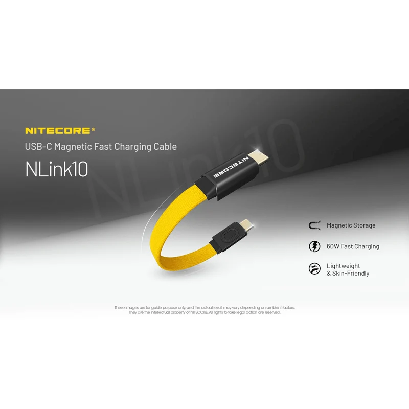 Nitecore | NLink10 Magnetic | USB-C Oplaadkabel