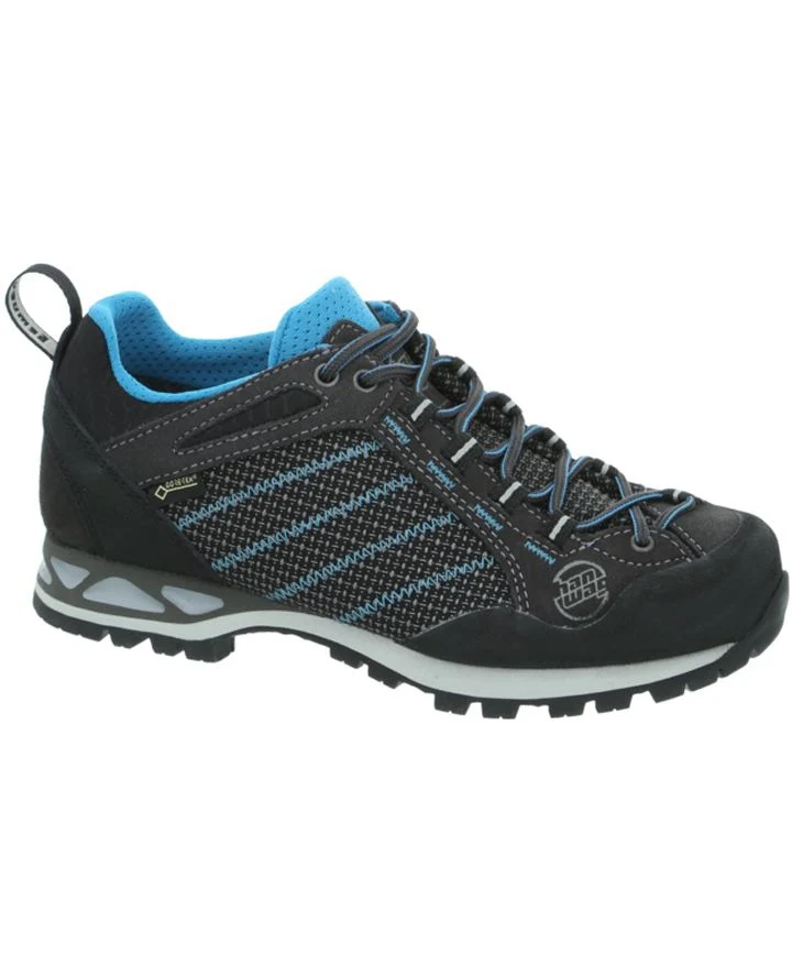 Hanwag Makra Low Lady GTX Bergschuh asphalt ocean