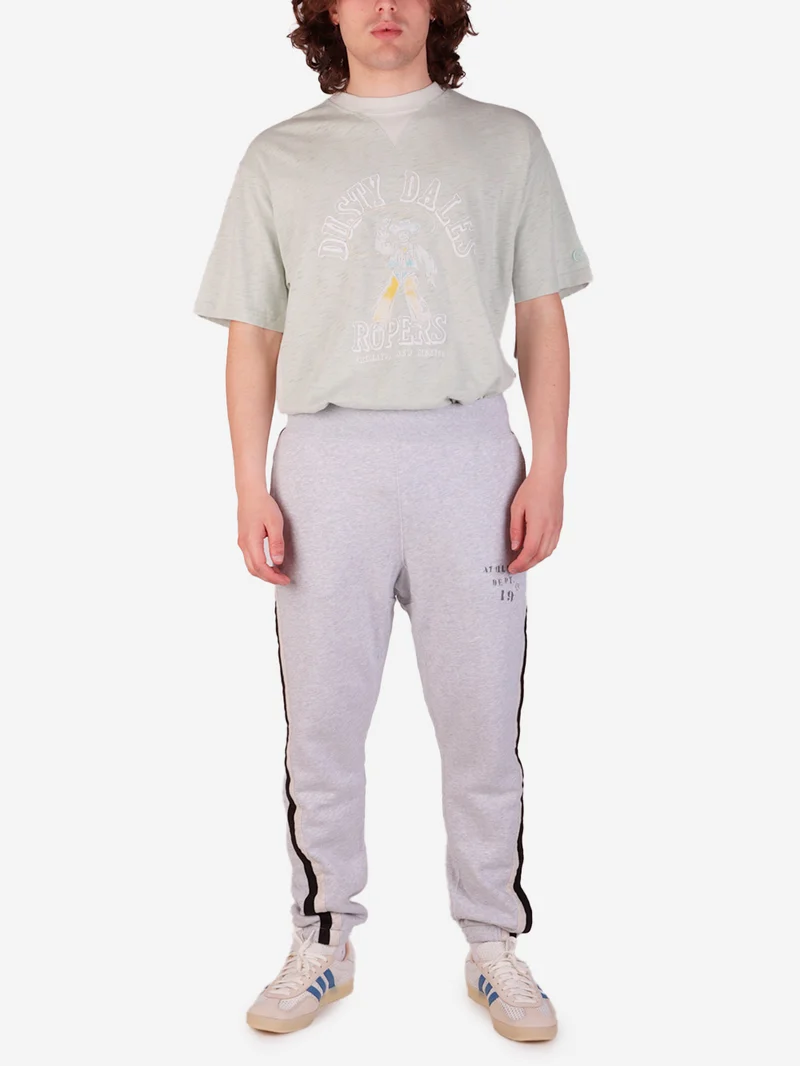 Joggers grigi 'Physical Education' con elastico alla caviglia